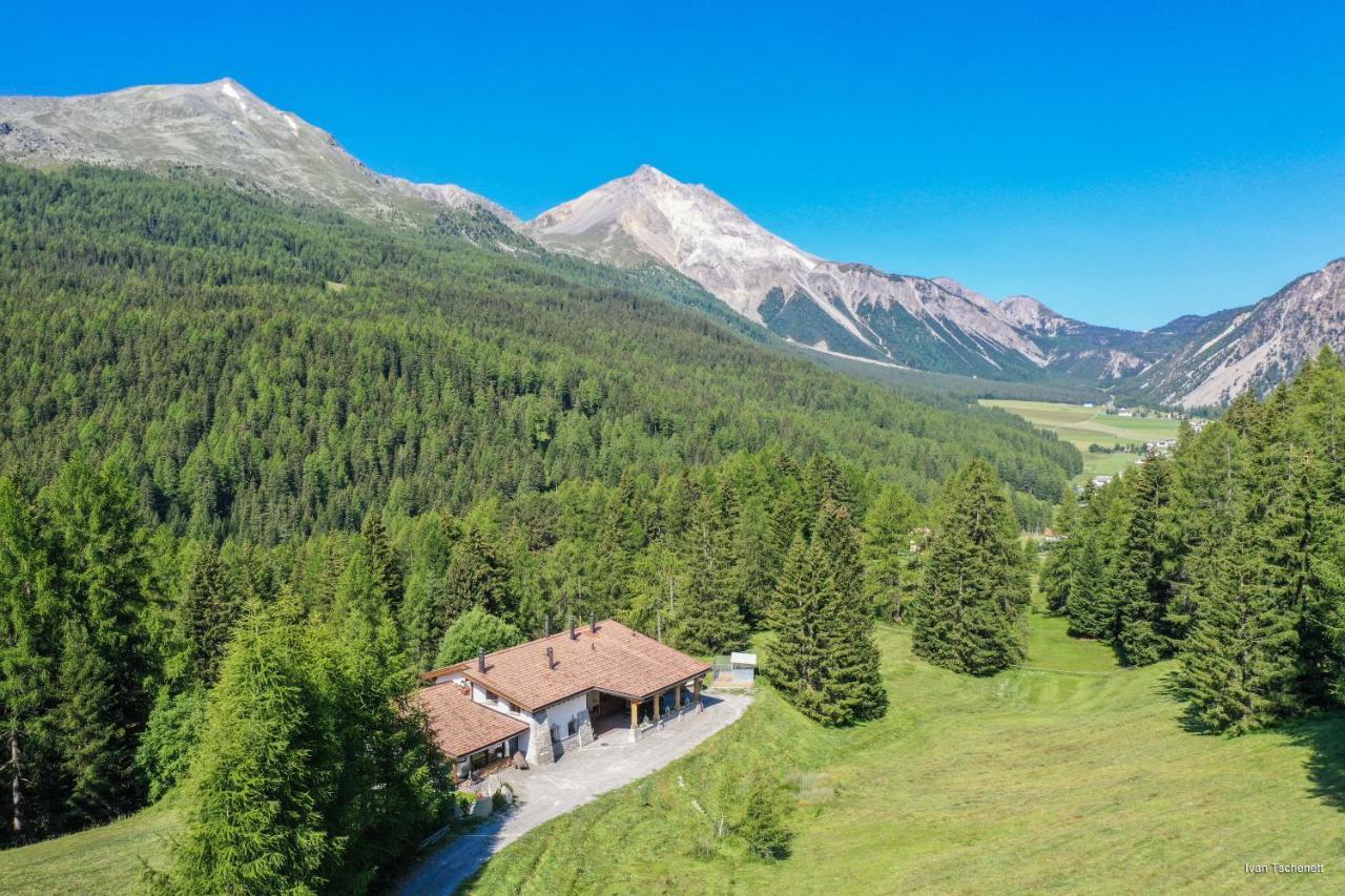 Chasa Al Battaporta Otel Tschierv Dış mekan fotoğraf